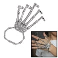 thumbnail image 4 of Pulsera de mano estilo gótico con anillos para fiesta de Halloween, 4 of 9