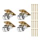 thumbnail image 5 of 4 ruedas de metal para piano vertical, fáciles de instalar con tornillos, para silla o sofá. Plata, 5 of 9