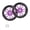 black purpl, variant on Light Weight Aluminum Alloys Easy Wheel for Folding Bike Nonslip Rubber Enhances Portability