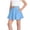 Blue, variant on Girls' High Waisted Athletic Skirt with Pockets, Pleated Tennis Skirt for Dance Golf School, Stretch Gray Active Skater Skirt,Size 12-13T