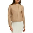 thumbnail image 2 of Cole Haan Women's Asymmetric Leather Jacket, 2 of 3