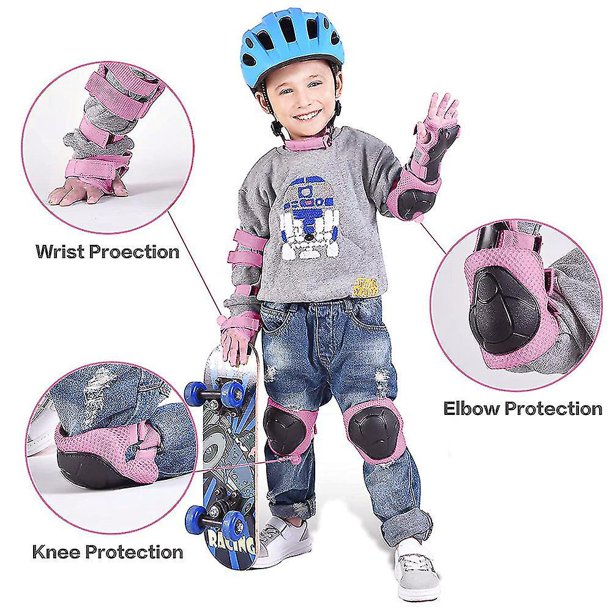 Rodilleras Y Coderas Para Niños En Protección Para Muñeca, Edad 3-8  Años, Patinaje, Ciclismo