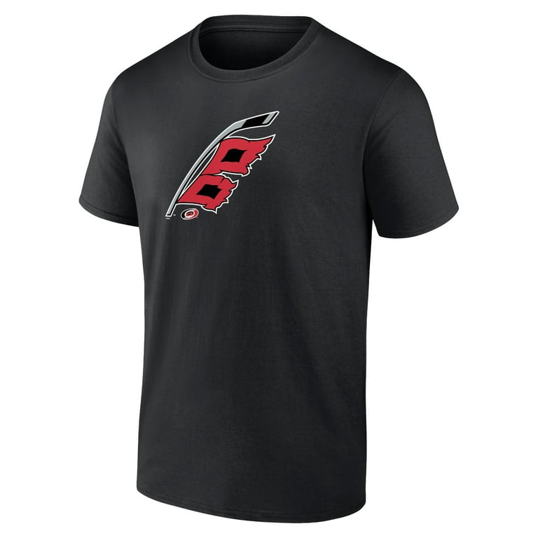 Men s Fanatics Branded Black Carolina Hurricanes Alternate Logo T
