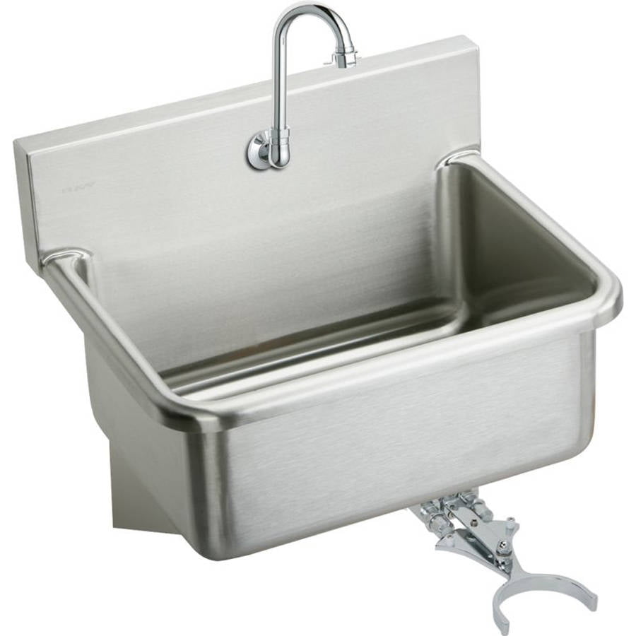 Elkay EWS3120KC Commercial Scrub Sink Package with Single Faucet Hole