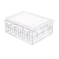 thumbnail image 3 of Contenedor de huevos para refrigerador, caja de almacenamiento, organizador de canasta de huevos, cajón de huevos de cocina para 12 rejillas, 3 of 7