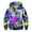 Multicolour, variant on Kids 3D Graphic Zip-Up Hoodie Novelty All-Over Pattern Print Long Sleeve Hooded Sweatshirt Jacket Cardigan Outerwear with Pocket