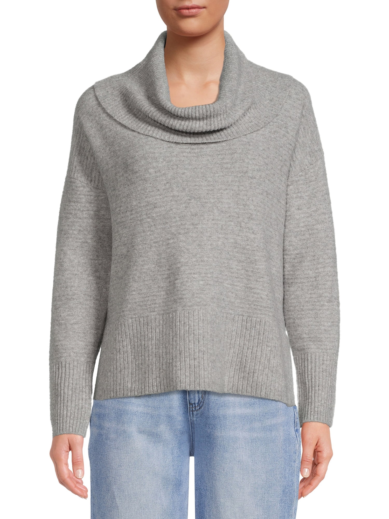 Time and Tru Women’s Cowl Neck Sweater