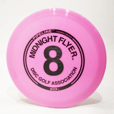 DGA Midnight Flyer #8 Color Glow Pipeline Pick Your Disc Pink 173-174 grams