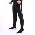 thumbnail image 3 of Pantalones de entrenamiento de fútbol para hombre, deportivos, para correr, transpirables, de secado rápido, para fitness, ciclismo, senderismo, pantalones largos de fútbol, 3 of 5