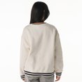 thumbnail image 2 of Women's The Wild Collective Cream Chicago Bears Oversized Vintage French Terry Sweatshirt, 2 of 2