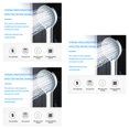 thumbnail image 2 of maskred Portable Multi-modes Adjustable Plating Replacing High Pressure Sprayer Household Toilet Sprinkler Type1 3Set, 2 of 6