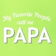 thumbnail image 5 of Wild Bobby My Favorite People Call Me PAPA Father's Day Men Graphic Tee, Safety Green, X-Large, 5 of 5
