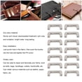 thumbnail image 4 of 20Pcs Arch Bridge Buckle,16.5x6x7mm Zinc Alloy Metal D Loop Connector Buckle Button Repairs Rivet Leather Decorative Rivet Set with Crossed Screw for Leather Projects, 4 of 7