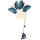 thumbnail image 1 of Peineta con mariposas y borlas, accesorio chino para el cabello para mujeres y niñas., 1 of 8