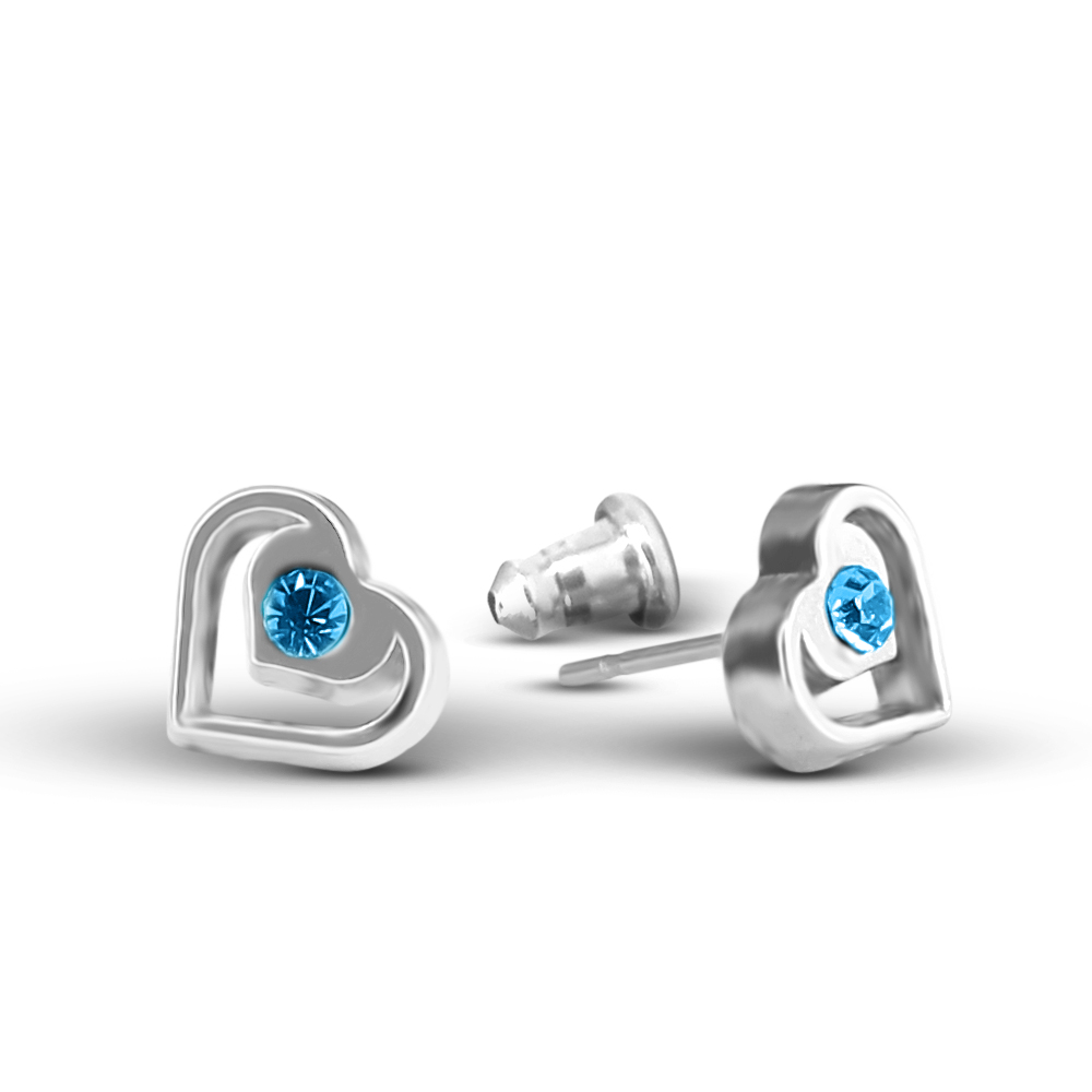 Heart Earrings For Women And Girls Stud Earrings Set Heart Stud