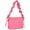 Rose, variant on Kukuzhu Nylon Hobo Bag Women's Quilted Shoulder Crossbody Bag Fashion Purse Handbag Totes Lace Pleated Top Handle Bag