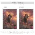 thumbnail image 4 of 28x40 inch Double-Sided Garden Flags Banners Vibrant Outdoor Decor for House Patio Outdoor Majestic Powerful Lion, 4 of 6