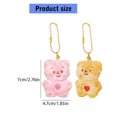 thumbnail image 2 of Multipurpose Couple's Butter Bear Keychains Charm Pendant with Soft Supplies for Travel and Parties Daily Use, 2 of 9