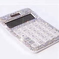 thumbnail image 4 of 3X Rhinestone Crystal Dazzling 12 DíGitos Solar y BateríA de Doble Potencia, Calculadora con Pantalla LCD para Oficina, Escuela, 4 of 5