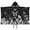 Black Gothic Sun-2, variant on Black Gothic Sun Moon Pattern Hooded Bath Towel,50"x30" for Ages 3 To 12 Kids, Quick Dry Lightweight Soft Microfiber Hood Beach Towel Cover Up for Kids