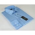 thumbnail image 5 of Men Mondego 100% Soft Cotton Dress Business Classic shirt B500 Blue Herringbone, 5 of 7