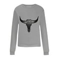 thumbnail image 3 of Vintage Sweatshirt Women, Women's Casual Sweatshirts for Womens Retro Ethnic Style Printing Tops Autumn Winter Tunic Pullover with Pockets Loose Fit Tracksuit Women's Sweatshirts Comfy Fall Clothes, 3 of 3