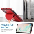 thumbnail image 5 of Crossbody Wallet Women Case for Samsung Note 10,[RFID Blocking] Credit Card Holder with Should Strap,Premium PU Leather Purse Metal Buckle Folio Flip Cover for Samsung Galaxy Note 10, Red, 5 of 8