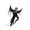 Black, variant on Diceymbol Halloween Climbing Dead Zombie Scary Halloween Decorations for Front Yard Wall Display 47 Inch