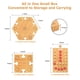 thumbnail image 3 of Juego de mesa Plusvivo Marble Wooden para 4-6 jugadores con 24 canicas, 3 of 7