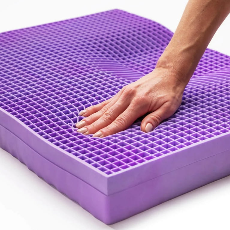 Purple Ultimate Seat Cushion, Pressure Reducing Grid Designed for Ultimate  Comfort, Designed for Gaming