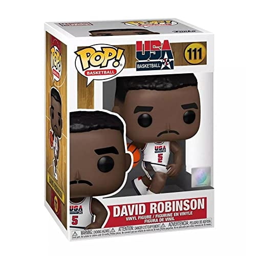 Figura de vinilo Funko Pop NBA Legends David Robinson 92 Team USA POP! POP