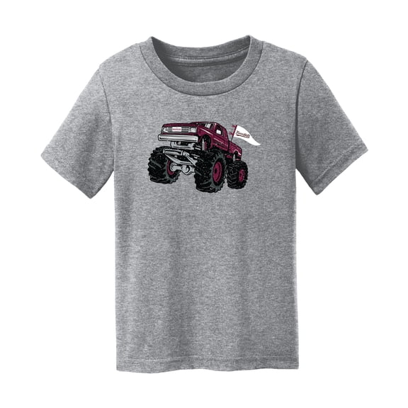 Toddler Chad & Jake Heather Gray Texas A&M Aggies Monster Truck T-Shirt