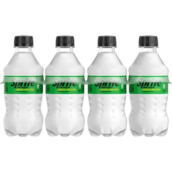Sprite Zero Sugar Soda 12 oz Bottles - 8 pk