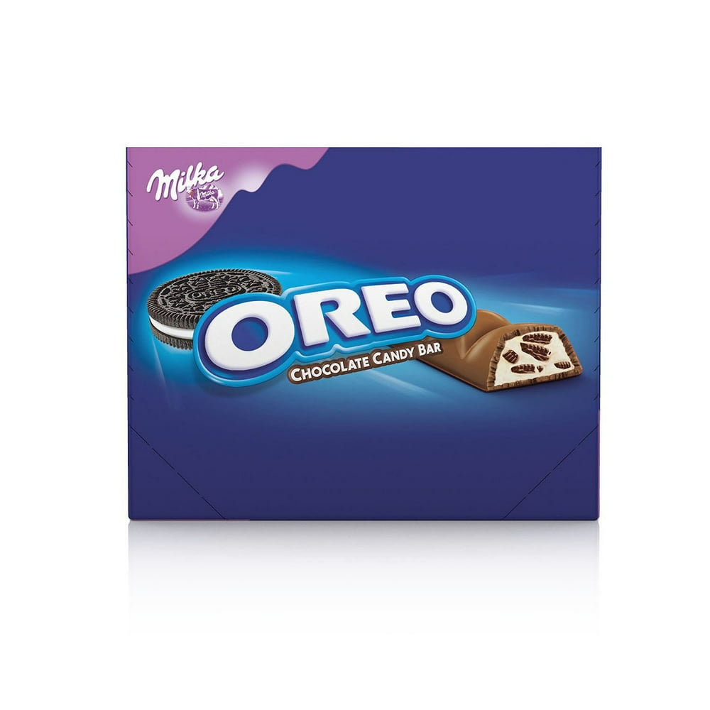 Milka Oreo Chocolate Candy Bar, 1.44 oz, 24 Count