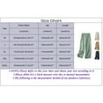thumbnail image 3 of Bjutir Trousers Pants For Women Trousers High Waisted Ankle Length Loose Inset Very Hot Pants Casual Pants Green 2Xl, 3 of 3