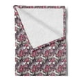 thumbnail image 2 of Vintage Soft Flannel Fleece Blanket, Pattern with Magnolia Flowers Plants Botanical Romantic Nostalgic Garden Art Design, Cozy Plush for Indoor and Outdoor Use, 50" x 70", Multicolor, by Ambesonne, 2 of 5