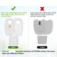 thumbnail image 2 of Kit de Filtros Pre y Post de Repuesto para -Cket DuoClean HV380 HV381 HV382 HV380 HV381 HV383 HV384Q HV380W, 2 of 5