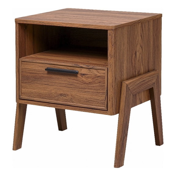 New Pacific Direct Heaton Side Table 1 Drawer in Walnut