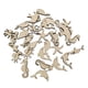 thumbnail image 1 of 50 rodajas de madera sin terminar con forma de animales del océano para decoración del hogar, manualidades y manualidades., 1 of 6