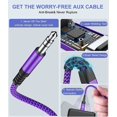 thumbnail image 4 of Cable auxiliar de audio USB tipo C a 3,5 mm Sweguard de 1,8 m de largo, 4 of 7