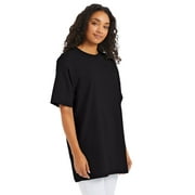 Hanes Beefy-T Mens Heavyweight Cotton T-Shirt (Big & Tall Sizes) Black 4XLT