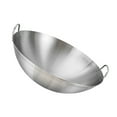 thumbnail image 3 of MasteelfCA 1pc Stainless Steel Binaural Wok Home Practical Frying Pan Kitchen Utensil, 3 of 8