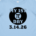 thumbnail image 4 of Inktastic My First Pi Day 3-14-26 Boys or Girls Baby T-Shirt, 4 of 5