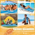 thumbnail image 2 of Detroit football fan ultra-thin, lightweight microfiber beach towel, themed design, sand-proof, extra-large size, quick-drying and absorbent, unisex 71x31in, 2 of 5