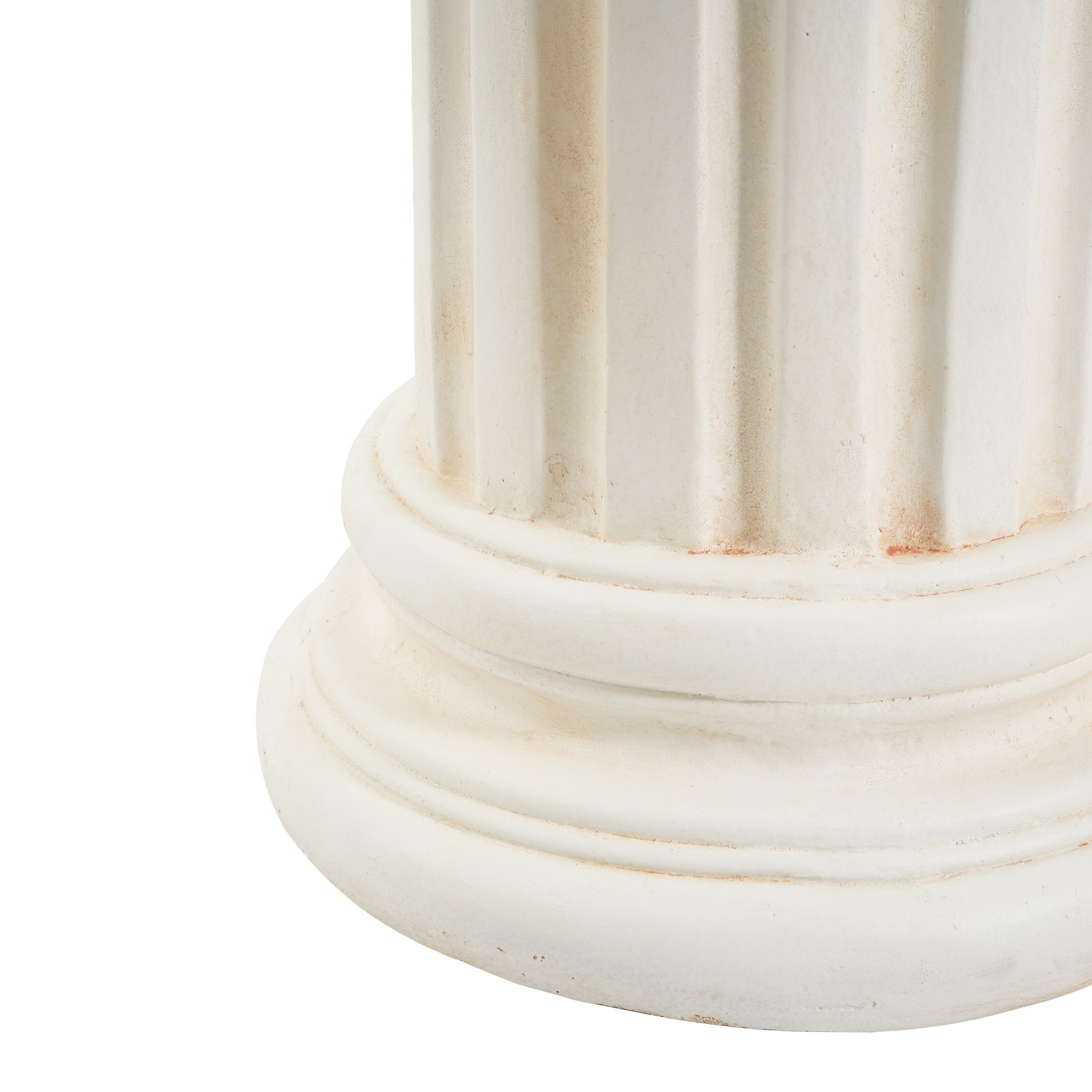 Christopher Knight Home 24.41" MGO Roman Column Pedestal Stand for Plants and Decor, Antique White