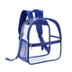 thumbnail image 3 of Mochila transparente impermeable de PVC para mujer Bolsillos azules, 3 of 9