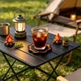 thumbnail image 6 of Rope Trivet Octagon heat resistant pad Heat Resistant Pot Holder Macrame Table Mat for Kitchen Dining Christmas Halloween Decor Set of 2 Cotton Placemat for Serving Dishes, Black, Pot Holder Mat, 6 of 6