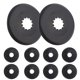 thumbnail image 1 of 10 piezas cubierta de protección del volante de bicicleta accesorios de ciclismo para montar al aire libre, 1 of 5