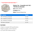 thumbnail image 2 of Radiator Cap - Compatible with 1963 - 1968 Mercury Marauder 1964 1965 1966 1967, 2 of 2