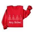 thumbnail image 5 of ‌FDGIU Trendy 2025 Women's Xmas Sweater – Funny Print Long Sleeve Pullover, Winter Casual Tunic‌, 5 of 5